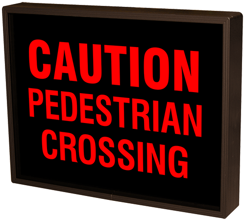 Directional Systems Product #38603 - CAUTION PEDESTRIAN CROSSING