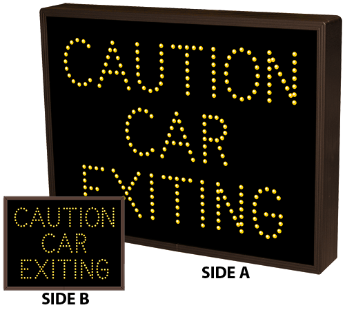 Directional Systems Product #13057 - CAUTION CAR EXITING