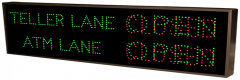 TELLER LANE | ATM LANE | OPEN | CLOSED | OPEN | CLOSED