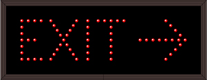 EXIT w/ Arrow
