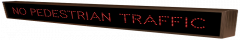 NO PEDESTRIAN TRAFFIC