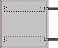 DPM - Double Post Projection Mount Brackets