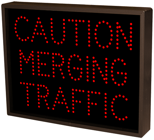 Directional Systems Product #17448 - CAUTION MERGING TRAFFIC