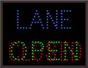 LANE | OPEN | CLOSED
