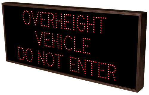 Directional Systems Product #18169 - OVERHEIGHT VEHICLE DO NOT ENTER