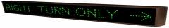 RIGHT TURN ONLY w/ Arrow