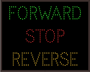 FORWARD | STOP | REVERSE