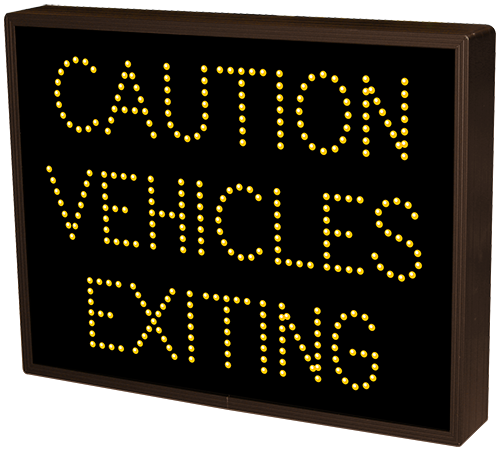 Directional Systems Product #19910 - CAUTION VEHICLES EXITING