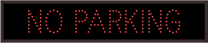 NO PARKING