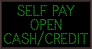 SELF PAY OPEN CASH/CREDIT