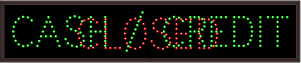 CASH / CREDIT | CLOSED