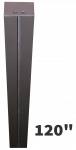 120" Single Post Direct Burial Mount