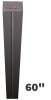 60" Single Post Direct Burial Mount