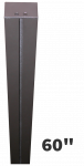 60" Single Post Direct Burial Mount