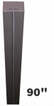 90" Single Post Direct Burial Mount
