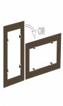 TCI and TCIL Recessed Frame Mount