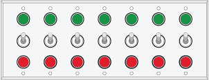 Seven Gang Switch