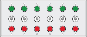 Six Gang Switch