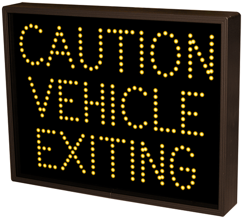 Directional Systems Product #33392 - CAUTION VEHICLE EXITING