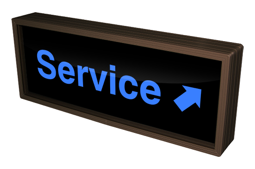 Directional Systems Product #37138 - Service w/Up Right Arrow