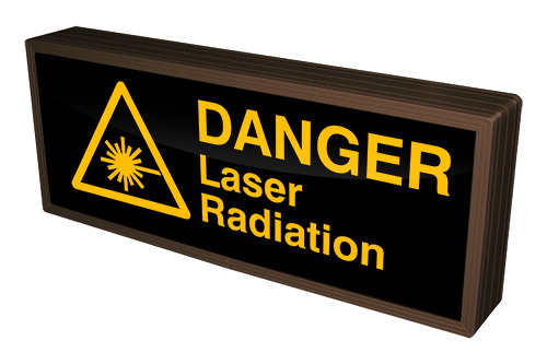 Directional Systems Product #38791 - DANGER Laser Radiation w/ Symbol