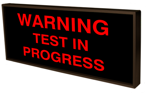 Directional Systems Product #38818 - WARNING TEST IN PROGRESS
