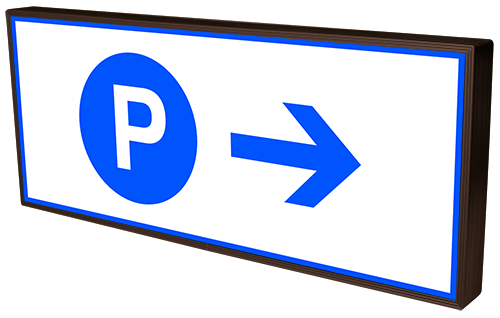 Directional Systems Product #39002 - Parking P w/Right Arrow