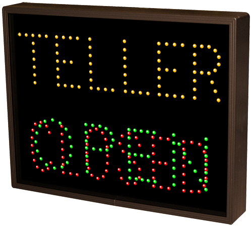 Directional Systems Product #5068 - TELLER | OPEN | CLOSED