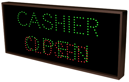 Directional Systems Product #5184 - CASHIER | OPEN | CLOSED