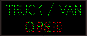TRUCK / VAN | OPEN | CLOSED