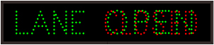 LANE | OPEN | CLOSED