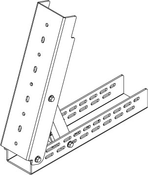 Directional Systems Product #62345 - Variable Angle Mounting Bracket 20 inch