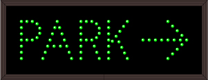 PARK w/ Right Arrow