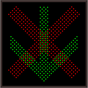 X | DOWN ARROW