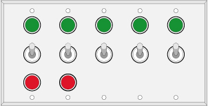 Five Gang 33222 Switch