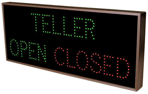 Directional Systems Product #8860 - TELLER | OPEN | CLOSED