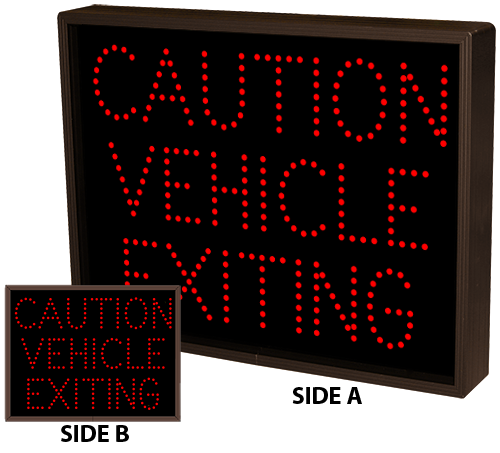 Directional Systems Product #9755 - CAUTION VEHICLE EXITING