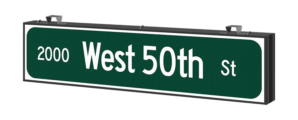 Street Name Signs LED Signs | Directional Systems