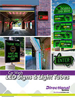 Car Wash LED Signs & Light Tubes Brochure