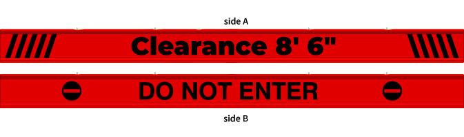yellow double sided i-bar image