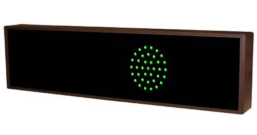 Directional Systems Indicator Dots, Horizontal, Quadruple, 4 in dia, Red - Amber - Green - Blue (120-277 VAC) - 19731 Product Message