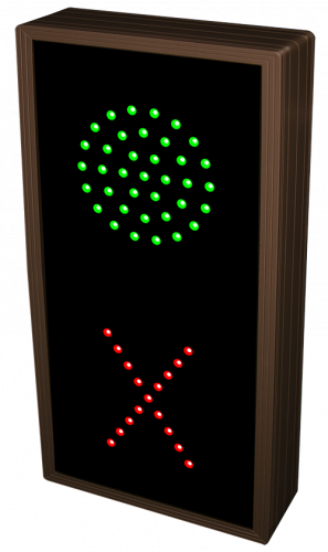 Directional Systems Product #19824 - 3.5 in dia, Green Indicator Dot | X