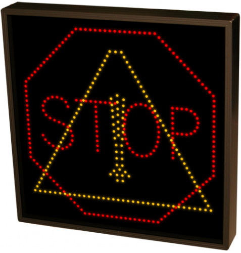 Directional Systems Product #19875 - STOP w/ Octagon | Caution Symbol