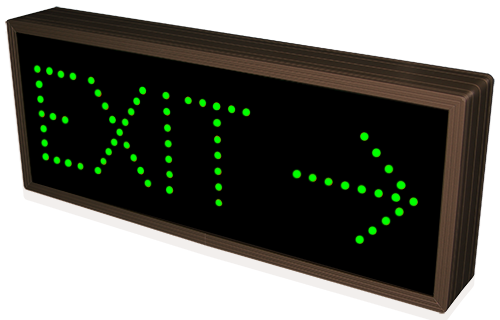 Directional Systems Product #20418 - EXIT w/Right Arrow