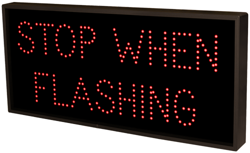 Directional Systems Product #21835 - STOP WHEN FLASHING