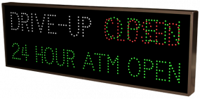 DRIVE-UP | OPEN | CLOSED | 24 HOUR ATM OPEN (22357) | Directional Systems