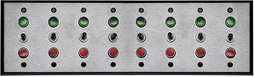 Directional Systems 2495 EG33333333 SPDT/120VAC 8 Gang Switch (8-SPDT) (120 VAC) Image