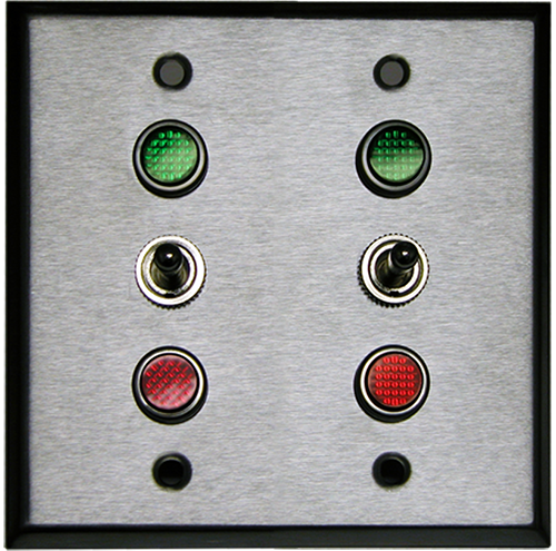 Directional Systems 28316 DG33 SPDT/24VDC Double Gang Switch (2-SPDT) (24 VDC) Image