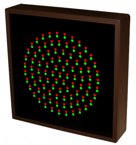 Directional Systems Product #31755 - Indicator Dot, Single, 8 in dia, Red - Green