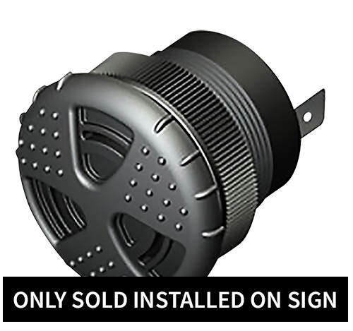 Directional Systems 32333 PA-WS-120 Piezo (audio) Alarm, Slow Warble, 120 VAC ONLY SOLD INSTALLED ON SIGN (frame depth must be 3